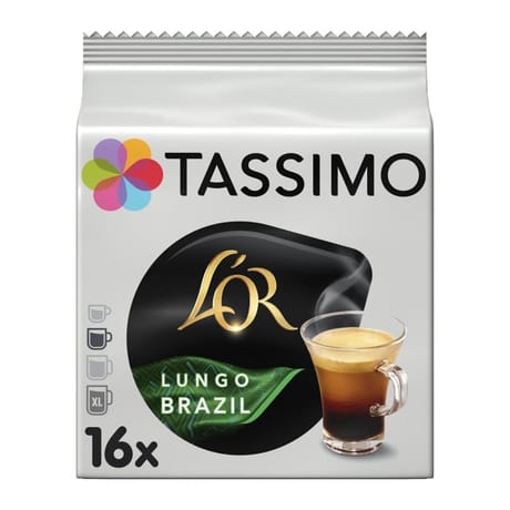 Tassimo l'or brésil café en dosettes lungo x16 - 110g