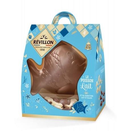 Revillon chocolatier le poisson lait 300g