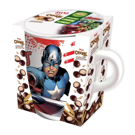 Bip tasse en céramique chocolat au lait avengers x1-34g