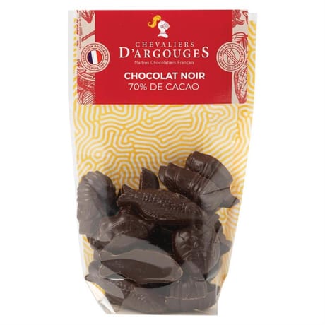 Chavaliers d'argouges fritures de pâques chocolat noir 70% 110g