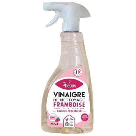 Phébus vinaigre de nettoyage en pulvérisateur 750 ml parfum framboise
