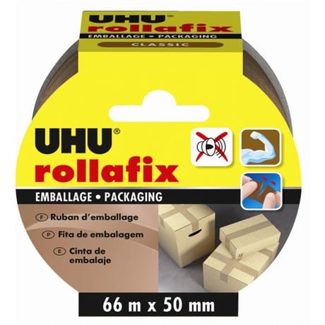 Uhu rolla fix emballage marron 66mx50mm