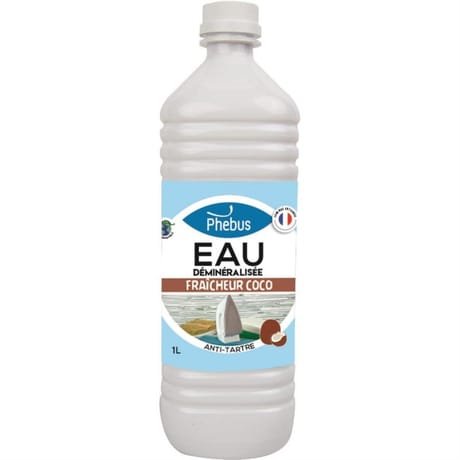 Eau déminéralisée 1L parfum Noix de Coco