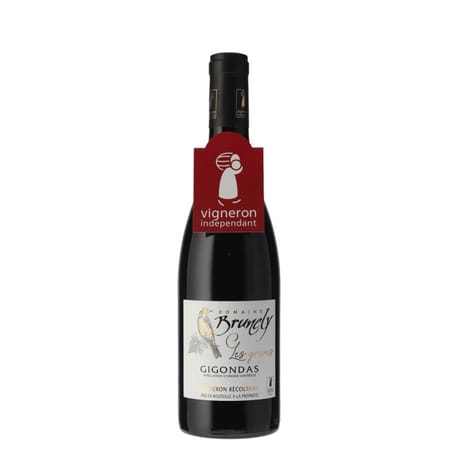 Gigondas rouge Domaine Brunely les Grives 14% Vol.75 cl