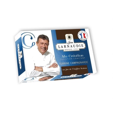Jean larnaudie terrine campagnarde au jus de truffes noires france 180g