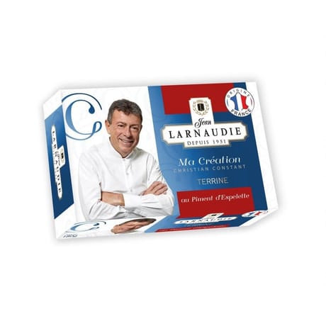 Jean larnaudie terrine au piment d'espelette france 180g