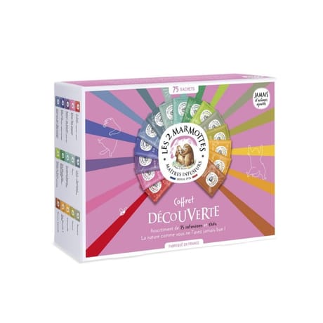 Les deux marmottes coffret découverte 75 sachets -114G