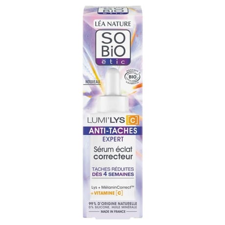 So bio serum éclat anti tâches lys 30ml