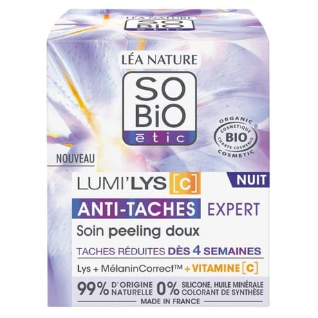 So bio soin nuit peeling anti-tâches lys 50ml
