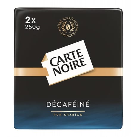 Carte Noire café moulu décaféiné 2x250g