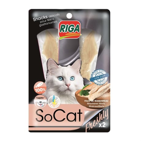 Socat freshly filet maquereau x2 - 25g
