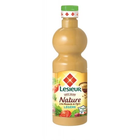 Lesieur sauce salade nature à la moutarde de dijon legère  500ml
