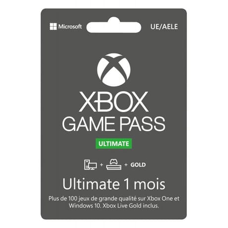 Xbox game pass ultimate 1 mois