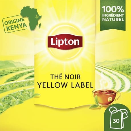 Lipton yellow label x30 sachets - 60g