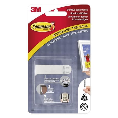 Command 8 languettes de fixation - petit modèle