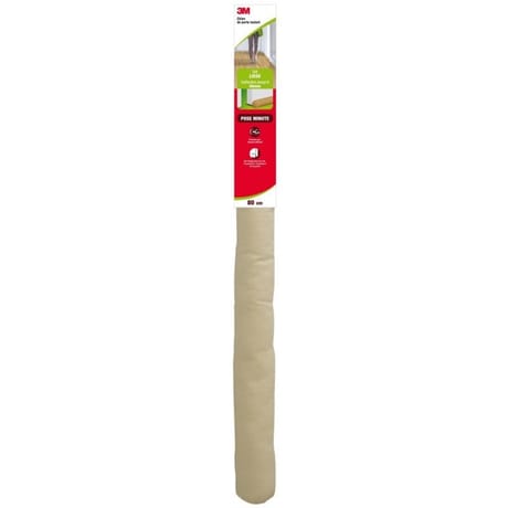 3M isolation basde porte pour sol lisse 80 cm , fixation par aimant adhésif beige