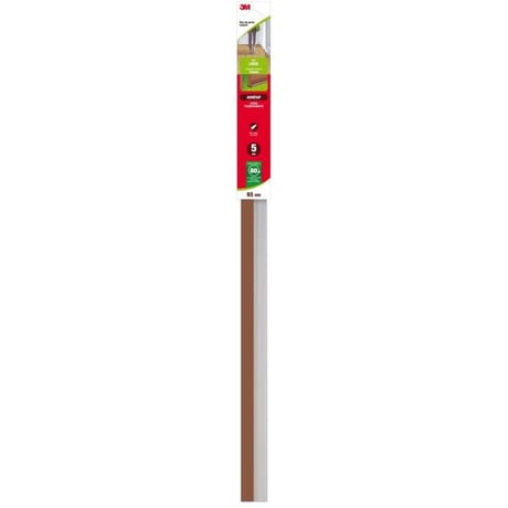 3M isolation bas de porte pour sol lisse 93 cm adhésif marron