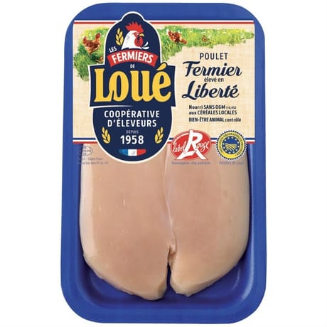 Loué 2 filets de poulet fermier label rouge