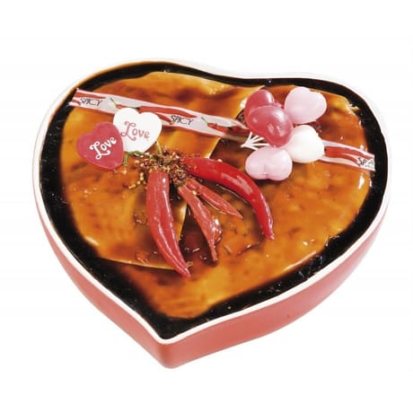 Terrine au piment d'espelette terrine coeur rouge