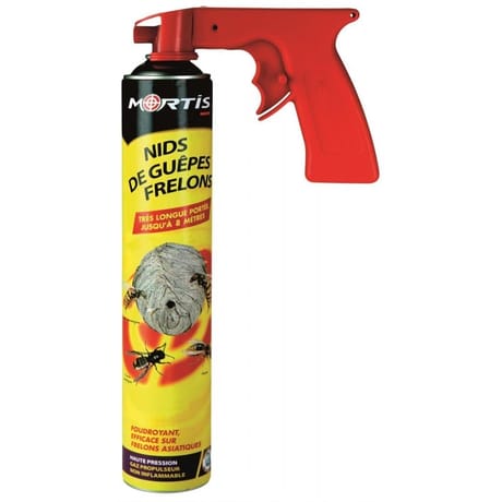 Aérosol nids de guêpes & frelons très longue portée 0.6 L