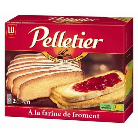 Lu pelletier grandes tranches froment x22 455g