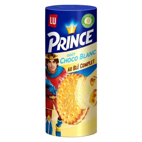 Lu prince goût chocolat blanc 300g