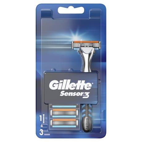 Gilette sensor 3 + 3 recharges