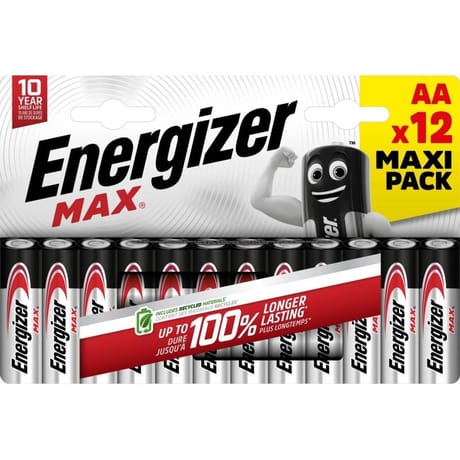 Energizer piles alkalines AA x12