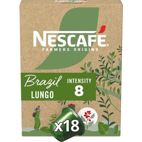 Nescafé farmers origins brazil 18 capsules 79g
