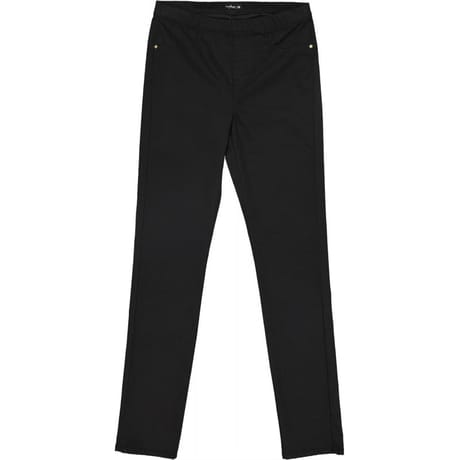 Jegging toile couleur femme NOIR T44