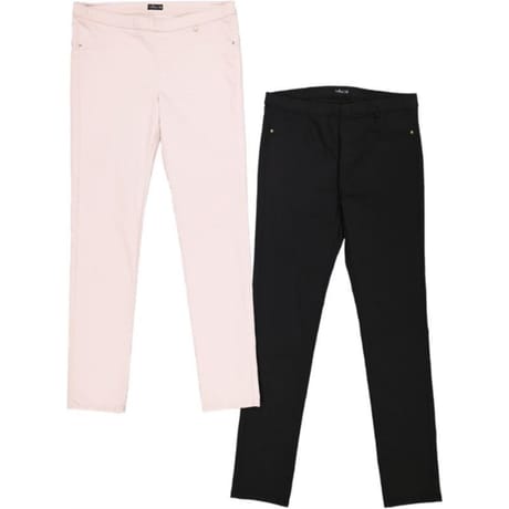 Jegging toile couleur femme MARINE T48