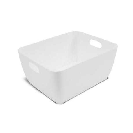 Vide poche plastique blanc
