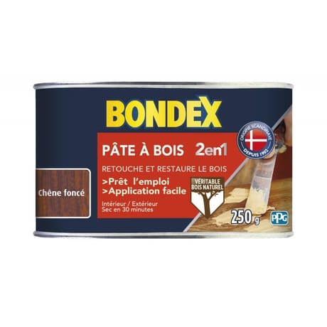 Bondex pâte à bois chêne foncé 250 gr