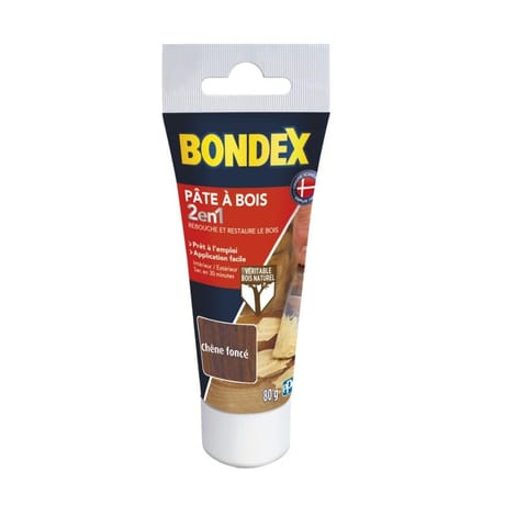 Bondex pâte à bois chêne foncé 80g