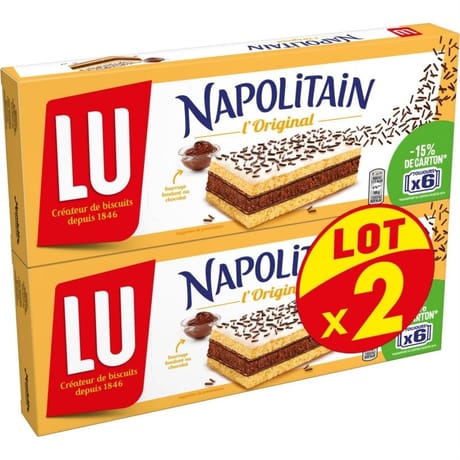Napolitain l'original lot de 2x180g