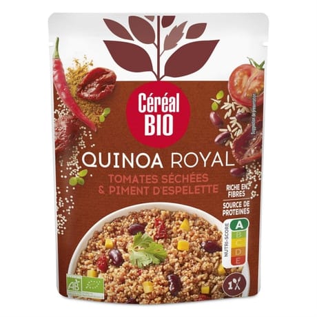 Céréal bio doy quinoa royal tomates séchées et piment d'espelette 220g