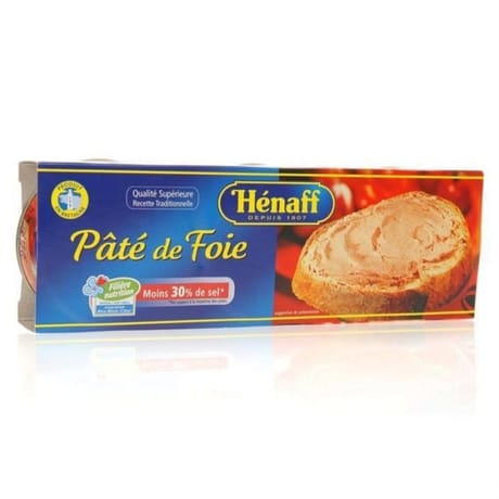Henaff pâté de foie 3x78g