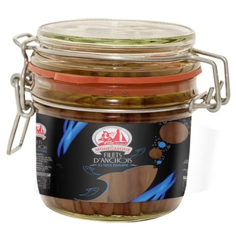 La Monégasque Filets d'anchois à l'huile équilibre verrine 250g