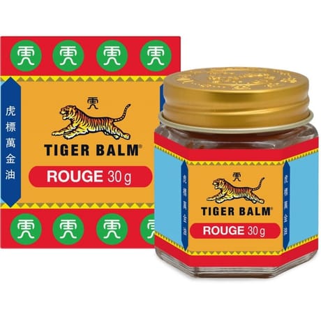 Baume du tigre rouge crème de massage a effet chauffant 30g