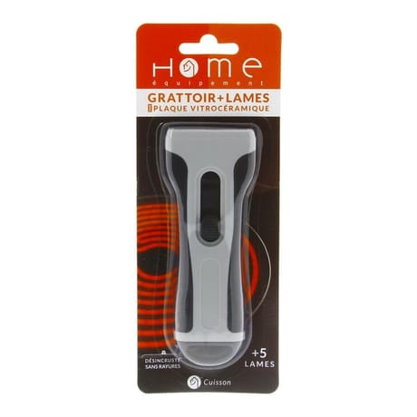 Home équipement grattoir vitrocéramique pour plaques de cuisson X5 lames 92001