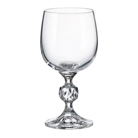 Lot de 3 verres a pied matignon 19cl en cristallin