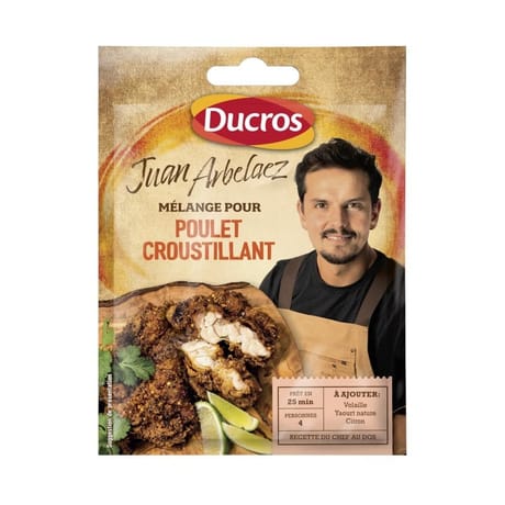 Ducros sachet mélange pour poulet croustillant 25g
