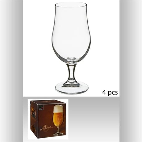 Lot de 4 verres bière 37cl