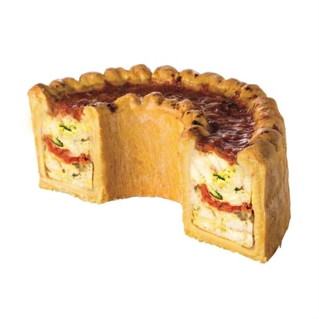 Demi paté en croute, couronne de poulet à la provencale