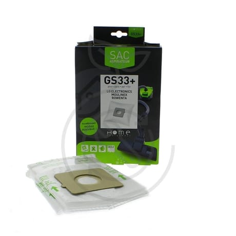 Home Equipement sac synthétique pour aspirateur X4 HEGS33+