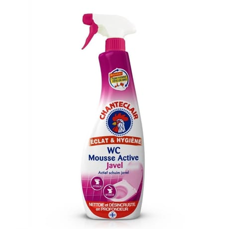 Chanteclair éclat & hygiène spray wc mousse active javel 625 ml