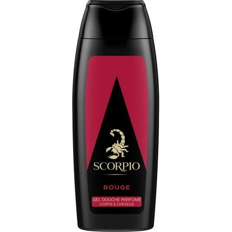 Scorpio Gel de douche rouge passion revigorante 250ml