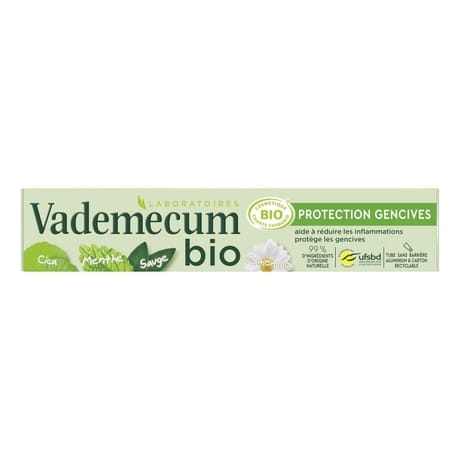 Vademecum dentifrice protection gencives bio cosmos 75ml