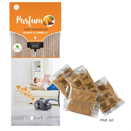 Home Equipement sachet parfum senteur cannelle pour aspirateur x10 C95035