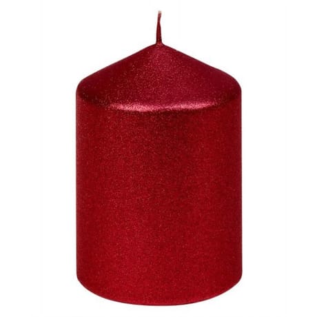 Bougie cylindrique kiew 100/67mm rouge